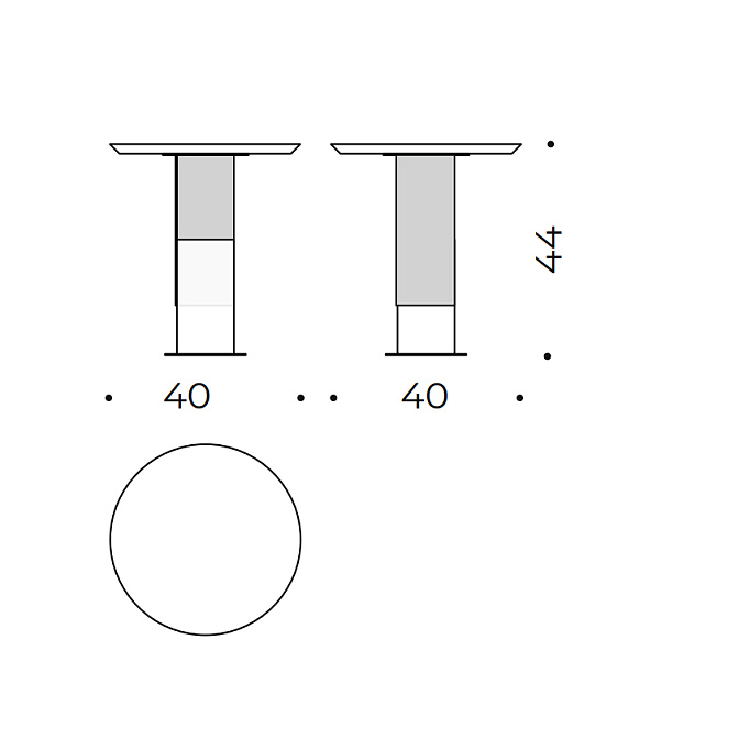 Журнальный столик Inedito/Asnaghi Twin - фото-2 | interior market