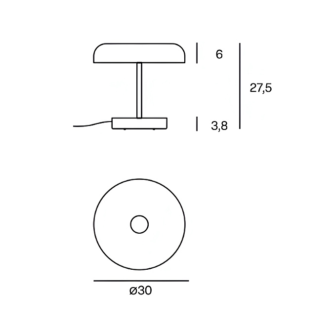 Настольная лампа Lumen Center Zero - фото-4 | interior market