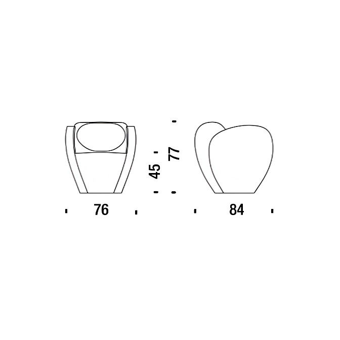 Кресло Moroso Size Ten - фото-4 | interior market