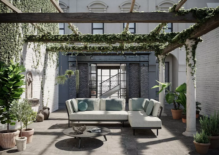 Кофейный столик для улицы Manutti Torsa - фото-4 | interior market