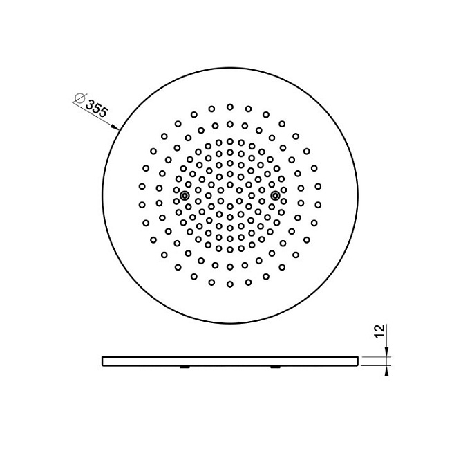 Верхний душ Gessi AFILO - фото-7 | interior market