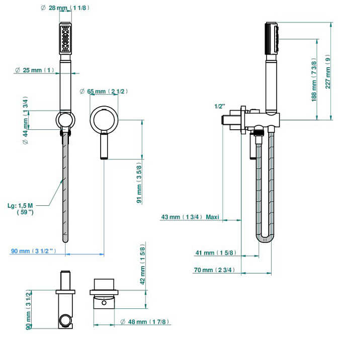 Встраиваемый смеситель THG  - фото-2 | interior market