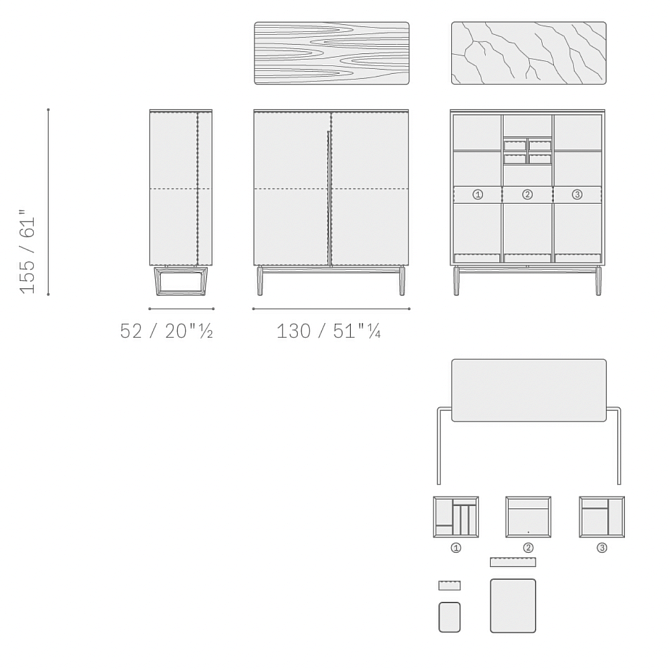 Бар  Poltrona frau Fidelio - фото-6 | interior market