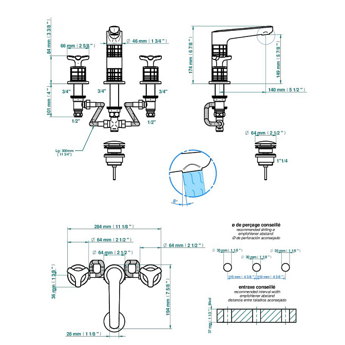 Смеситель для раковины THG System - фото-4 | interior market