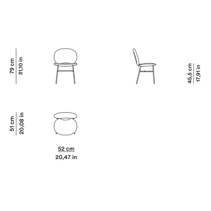 Обеденный стул Tacchini Kelly C - фото-4 | interior market