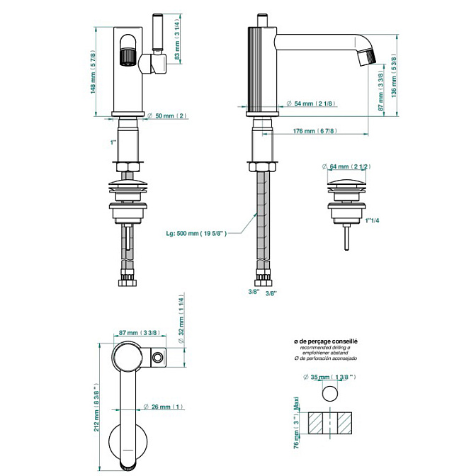 Смеситель для раковины THG  - фото-2 | interior market
