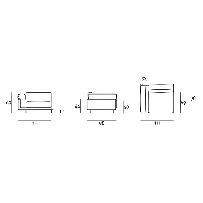 Модульный диван Living Divani Echoo System - фото-3 | interior market