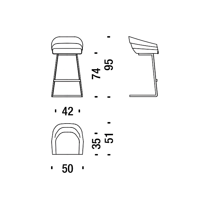 Стул Moroso Rift - фото-3 | interior market