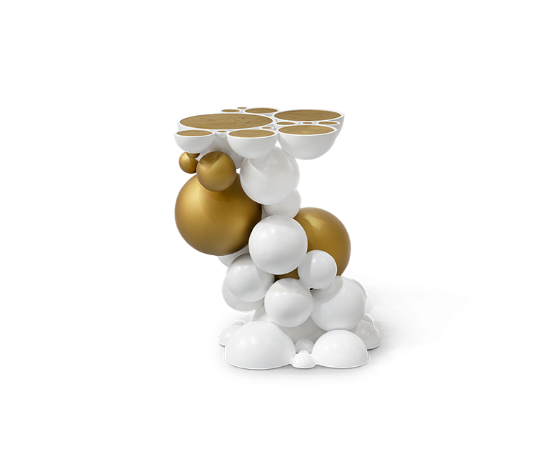 Журнальный столик Boca do Lobo Newton White Side Table - фото-2 | interior market
