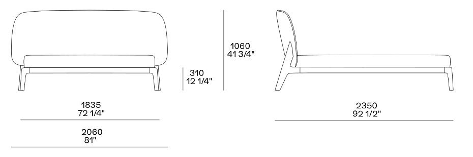 Кровать Poliform Curve - фото-2 | interior market