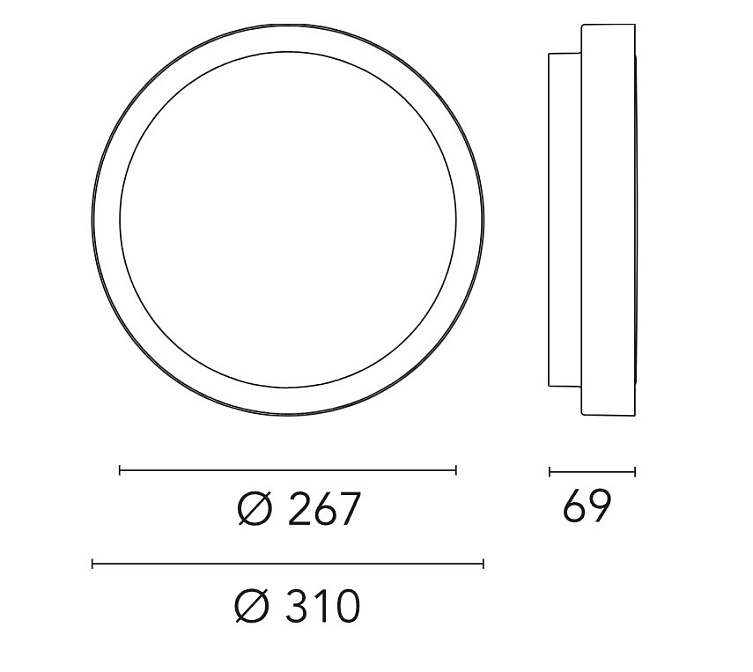 Технический свет Flos Platter 310 - фото-6 | interior market