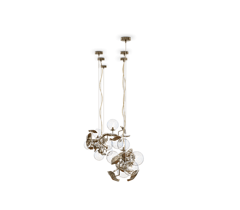 Потолочный светильник  Boca do Lobo Hera Patina Suspension Lamp - фото-4 | interior market