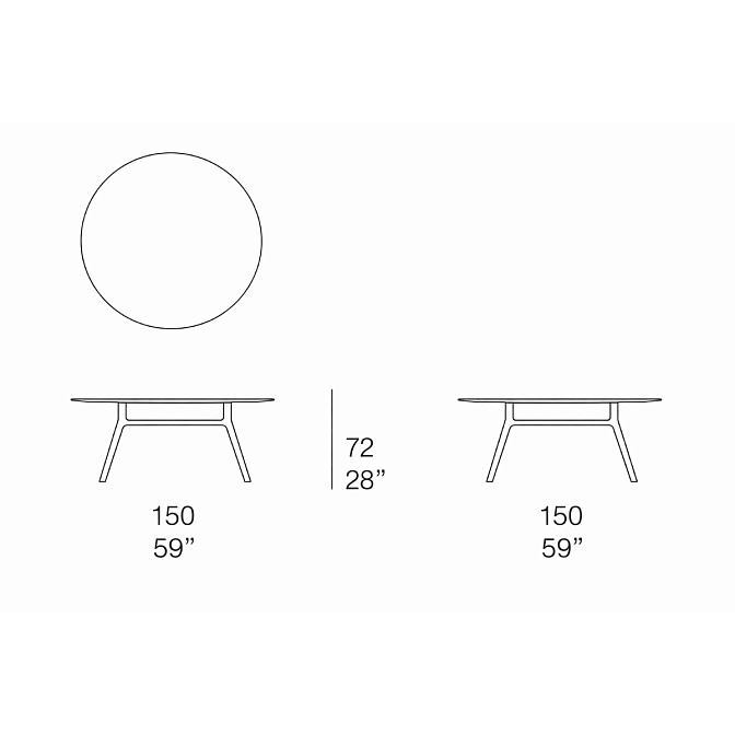 Стол для улицы Paola lenti Nesso - фото-4 | interior market