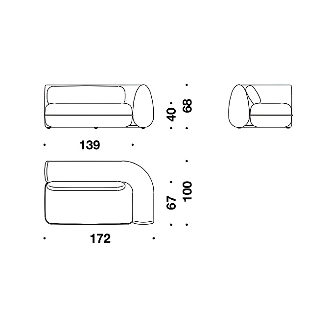 Модульный диван Moroso D-Scape - фото-2 | interior market
