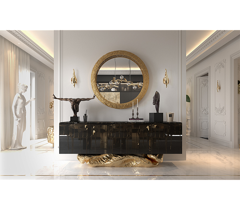 Зеркало интерьерное Boca do Lobo Ring Filigree Mirror - фото-5 | interior market