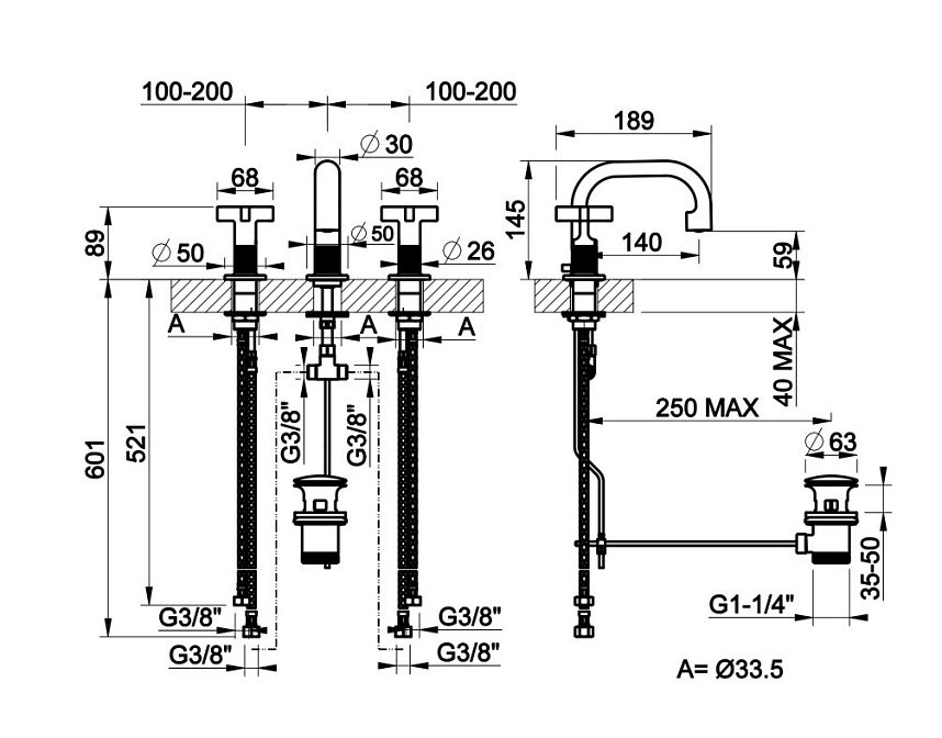 Смеситель для раковины Gessi INCISO - фото-2 | interior market