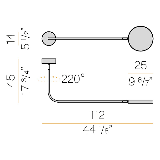 Потолочный светильник  Panzeri DIP - фото-7 | interior market