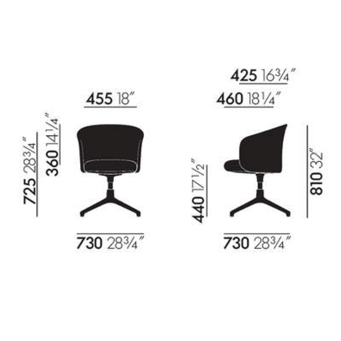 Офисное кресло Vitra Mikado ArmChair - фото-5 | interior market