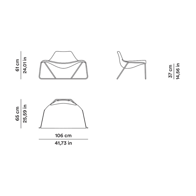 Кресло Tacchini ISOLA - фото-4 | interior market