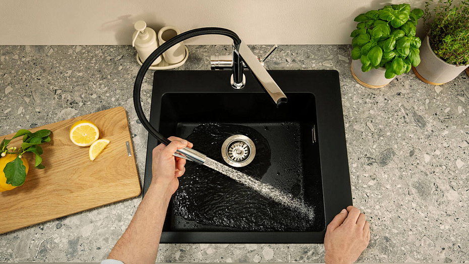 Смеситель для кухни HANSGROHE TALIS SELECT M54 PowderSpray - фото-4 | interior market