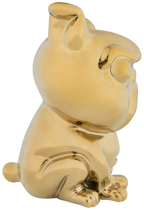 Декор, 15*15*21, ceramic / gold - фото-3 | interior market