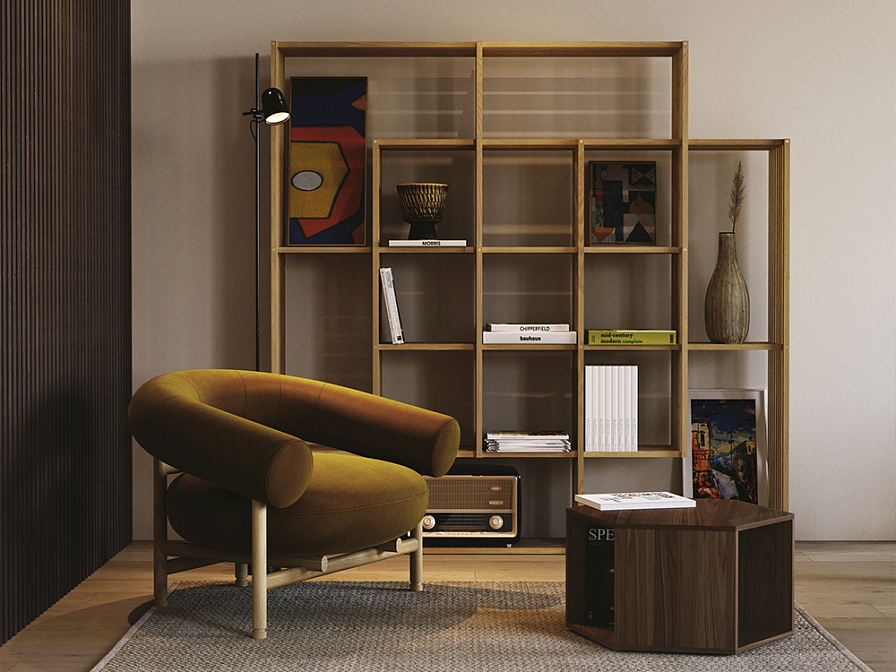 Книжный шкаф WeWood X2 bookshelf - фото-6 | interior market