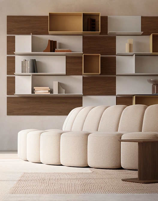Диван с журнальным столиком MDF ITALIA ARRAY MOD.CURVA INTERNA - фото-3 | interior market
