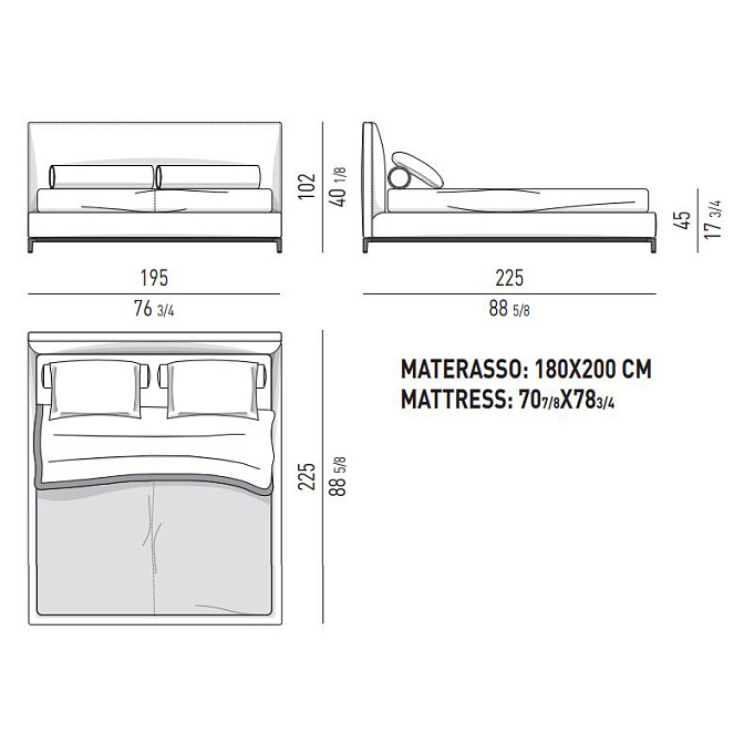 Кровать Minotti Andersen Bed - фото-3 | interior market