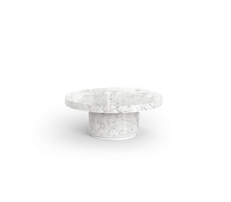 Журнальный столик Boca do Lobo Empire Carrara Marble Center Table - фото-2 | interior market