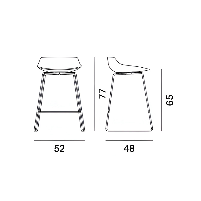 Табурет MDF Italia FLOW - фото-2 | interior market