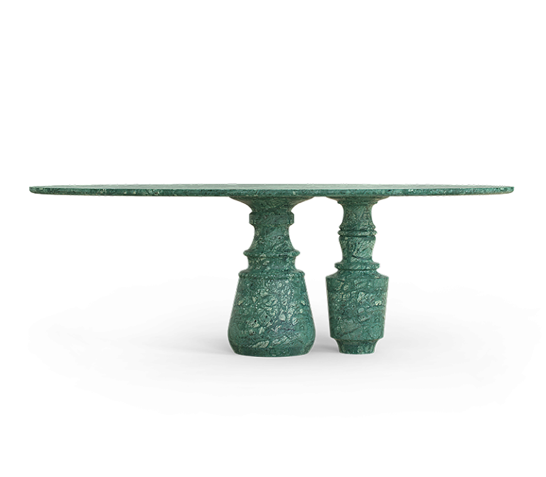 Обеденный стол Boca do Lobo Pietra Oval Guatemala Dining Table - фото-4 | interior market