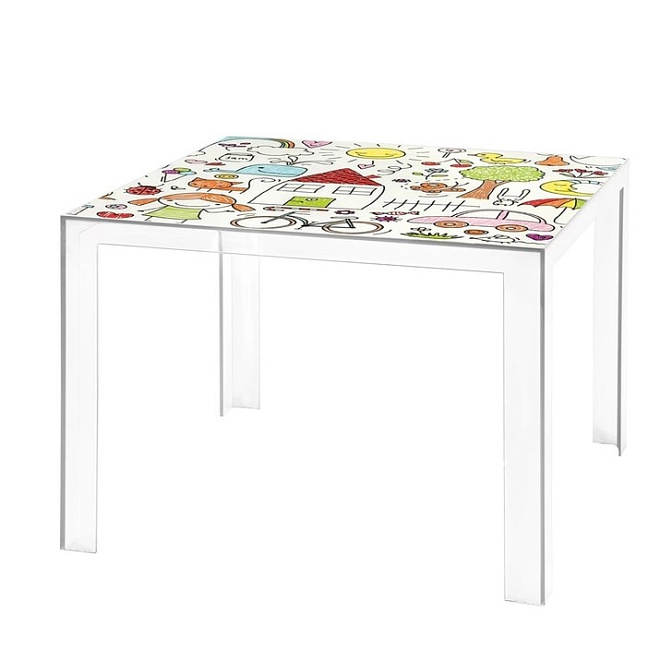 Детский стол Kartell Invisible Table - фото-1 | interior market Детский стол Kartell Invisible Table - фото-1 | interior market