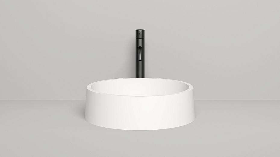 Раковина накладная матовая SALINI GLORIA 01 - фото-2 | interior market