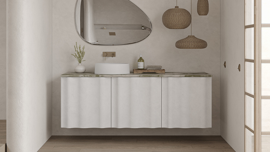 Раковина накладная матовая SALINI GLORIA 01 - фото-4 | interior market