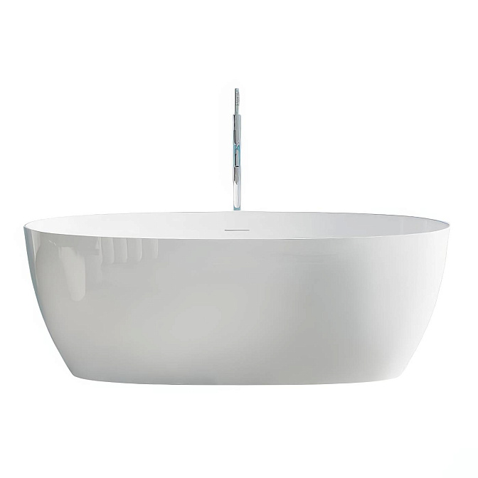 Отдельностоящая глянцевая ванна SALINI ALDA 170 - фото-1 | interior market
