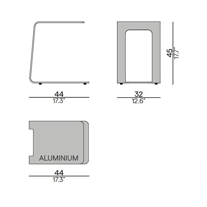 Приставной столик Manutti Lina - фото-5 | interior market