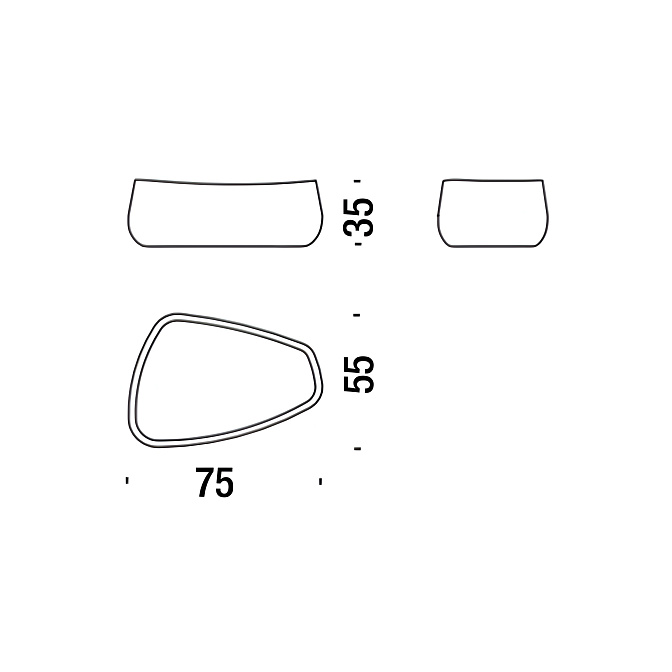 Пуф Moroso FJORD - фото-4 | interior market