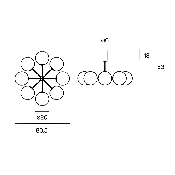 Потолочный светильник  Lumen Center PLANETS - фото-3 | interior market