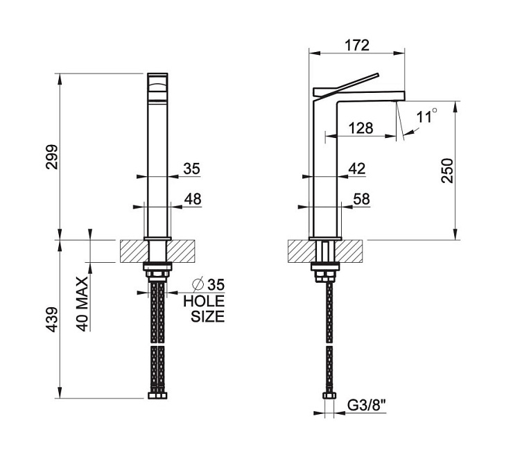 Смеситель для раковины Gessi RETTANGOLO K - фото-2 | interior market