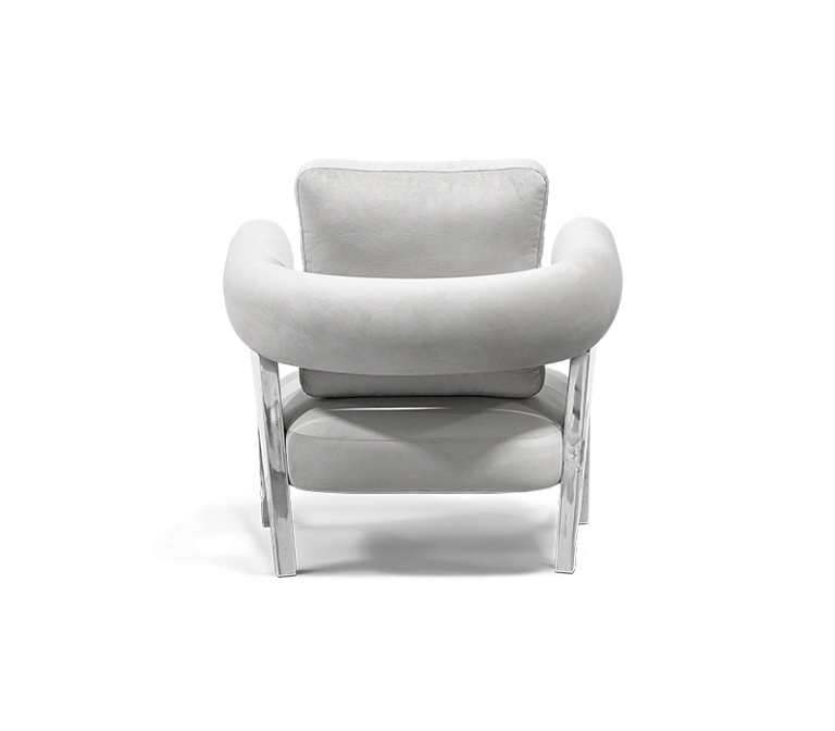 Кресло Boca do Lobo Ethereal Silver Armchair - фото-5 | interior market