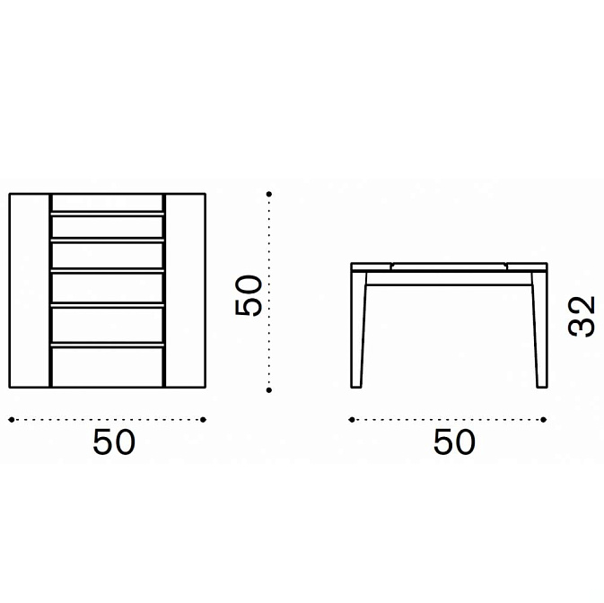 Журнальный столик Ethimo Ribot - фото-5 | interior market