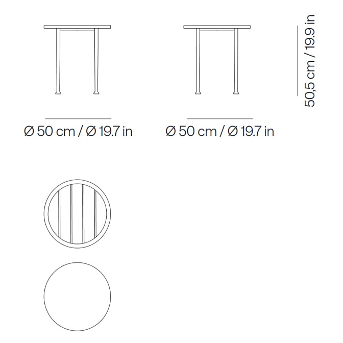 Кофейный столик для улицы Point1920 Curio - фото-4 | interior market