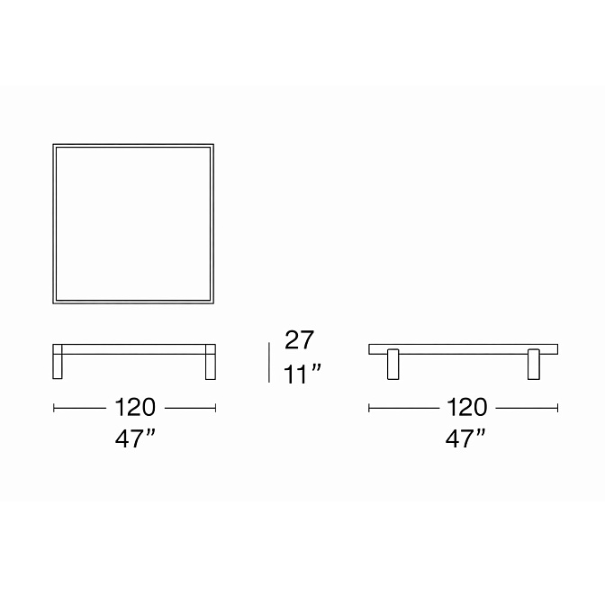 Журнальный столик Paola lenti Toku - фото-5 | interior market