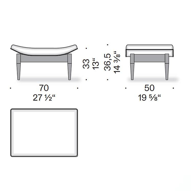 Пуф De Padova WINGBACK - фото-3 | interior market