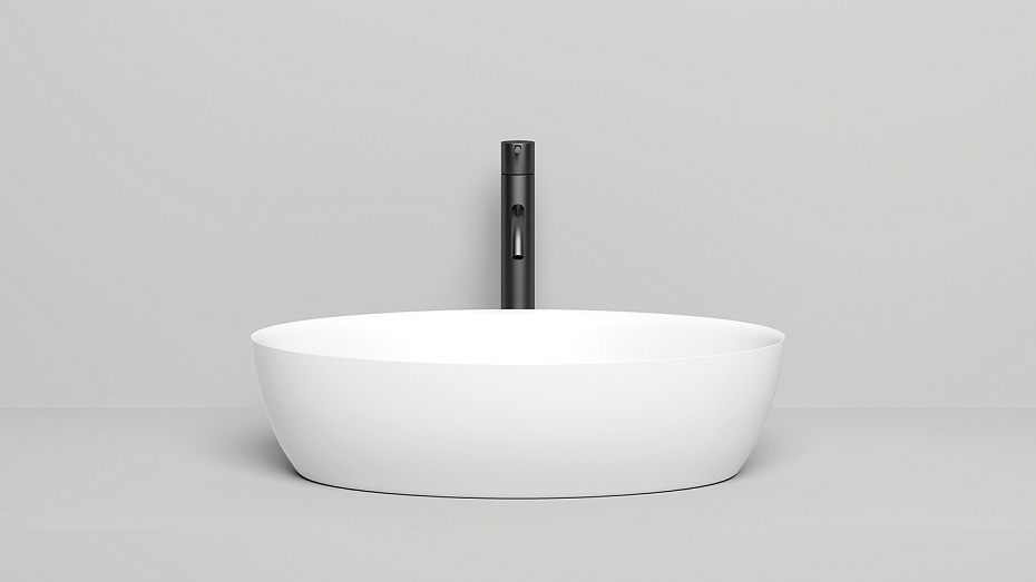 Раковина накладная матовая SALINI ALDA 01 - фото-2 | interior market