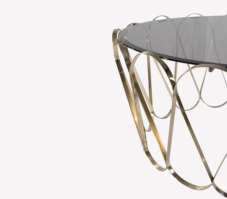 Журнальный столик Boca do Lobo Aquarius Gold Center Table - фото-2 | interior market