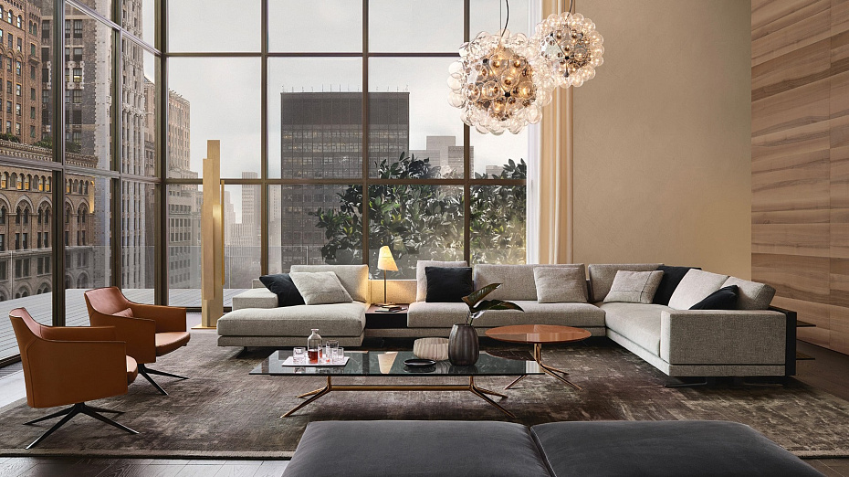 Угловой диван Poliform Mondrian - фото-1 | interior market