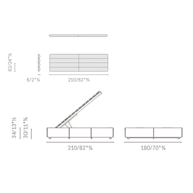 Кровать Poltrona frau Ferdinandea - фото-4 | interior market Кровать Poltrona frau Ferdinandea - фото-4 | interior market