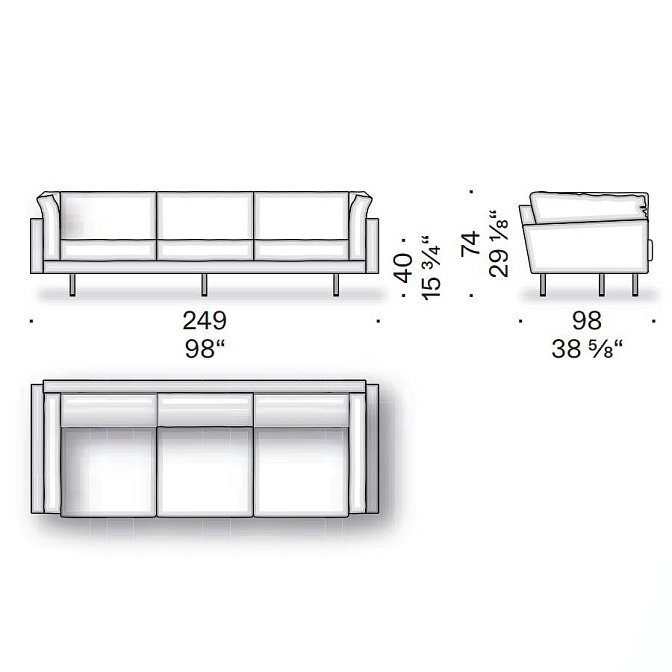 Диван De Padova Square 16 - фото-6 | interior market