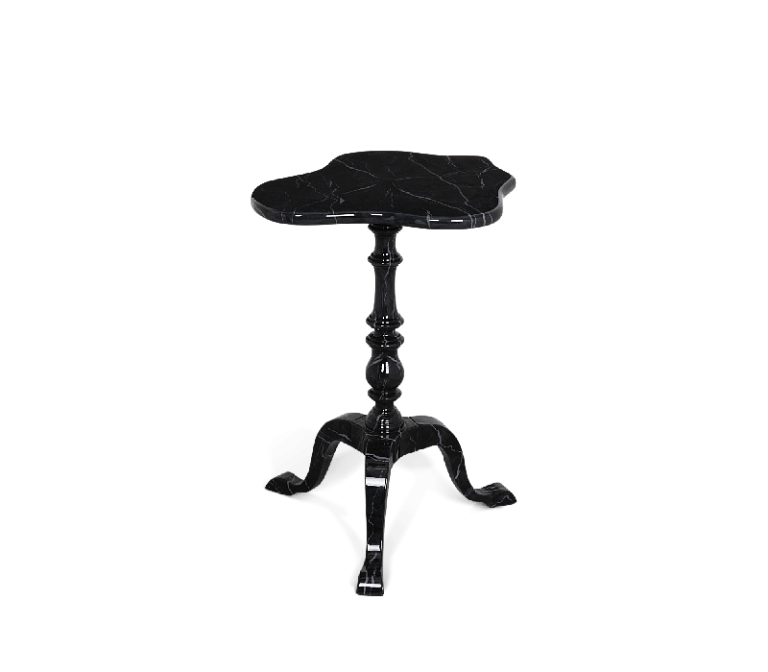 Журнальный столик Boca do Lobo Zaragoça Faux-marble Side Table - фото-2 | interior market
